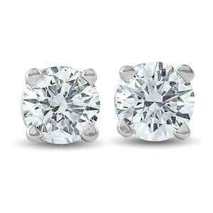 Classic Silver Stud Earrings